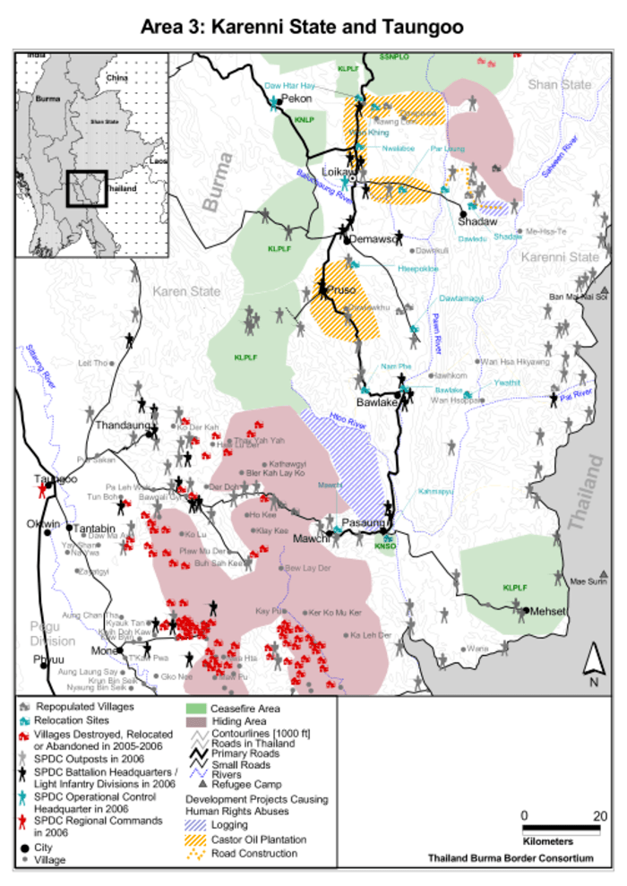 Area 3: Karenni State and Taungoo